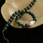 Baroque Pearl African Turquoise Beaded Necklace