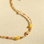 Spring Heartbeat Natural Stone Necklace - Gembea Jewelry