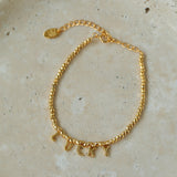 Laser Bead Lucky Letter Bracelet-Gembea Jewelry