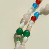 Spring Heartbeat Colored Necklace - Gembea Jewelry