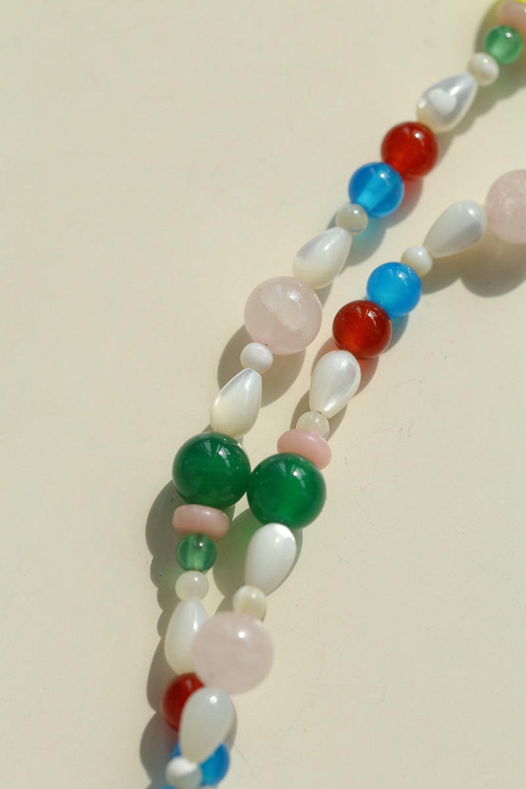 Spring Heartbeat Colored Necklace - Gembea Jewelry