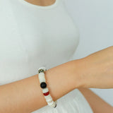Sea's Embrace Mother of Pearl Beaded Bracelet