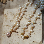 Classic Misplaced Pearl Necklace - Gembea Jewelry