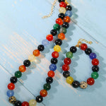 Spring Heartbeat Colored Stone Beaded Bracelet - Gembea Jewelry