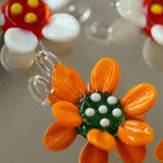 Summer Colored Cat's Eye Glass Necklace