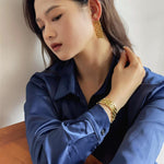 Long Tassel Watch Chain Earrings - Gembea Jewelry