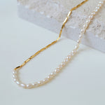Gembea Jewelry Y-shaped Pearl Chain Necklace