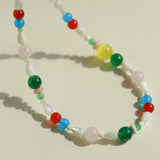 Spring Heartbeat Colored Necklace - Gembea Jewelry