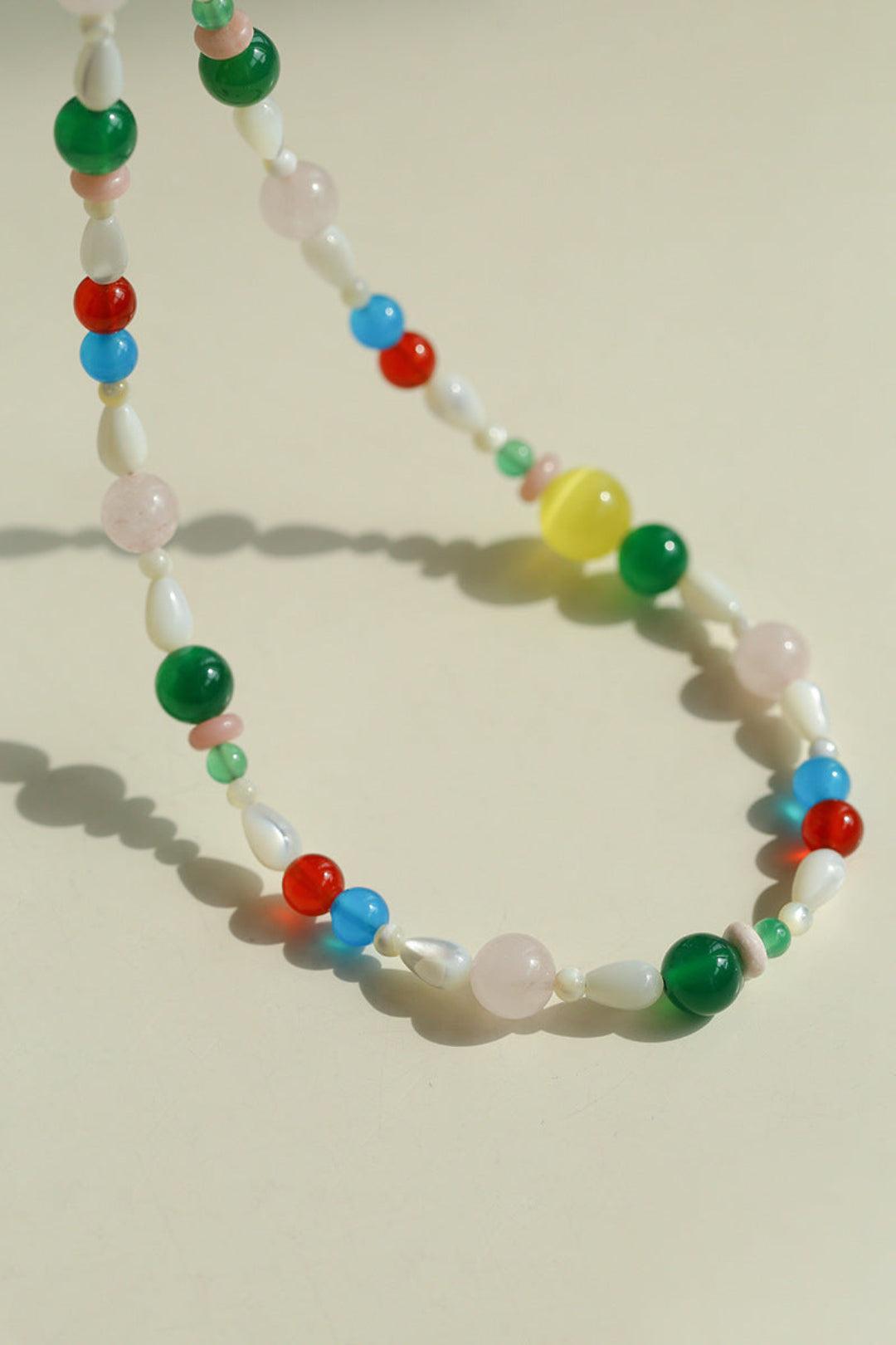 Spring Heartbeat Colored Necklace - Gembea Jewelry