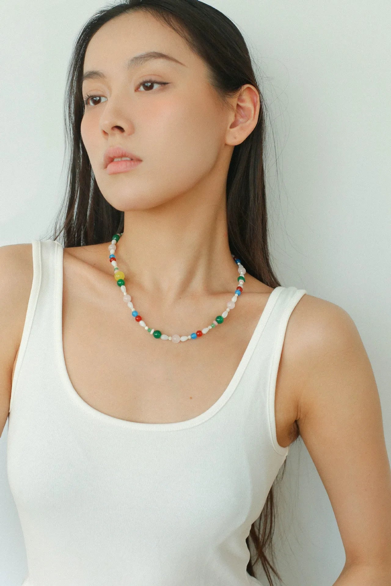 Spring Heartbeat Colored Necklace - Gembea Jewelry