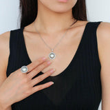 Seawater Mabe Pearl Ring - Gembea Jewelry