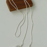 Twist Chain Baroque Pearl Necklace - Gembea Jewelry