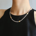 Athena Old Coin Chain Necklace - Gembea Jewelry