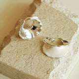 Enamel Glazed Hoop Earrings - Gembea Jewelry