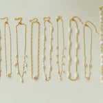 Overlay Natural Pearl Pendant Necklace - Gembea Jewelry