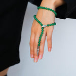 Red and Green Agate Snake Necklace - Gembea Jewelry