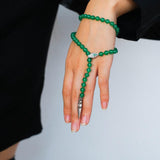 Red and Green Agate Snake Necklace - Gembea Jewelry