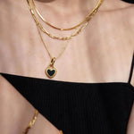 Love Lock Chain Necklace - Gembea Jewelry