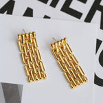 Long Tassel Watch Chain Earrings - Gembea Jewelry