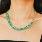 Gembea Jewelry Mini Green Agate Necklace