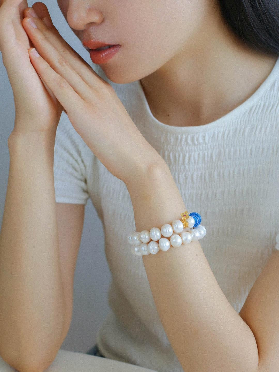 Sea's Embrace Series Old Pearl Bracelet - Gembea Jewelry