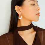 Geometric Enamel Glaze Earrings - Gembea Jewelry