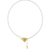 OT Love Lock Pearl Choker Necklace GEMBEA JEWELRY20