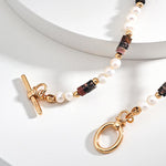 OT Buckle Tiger Eye Gemstone Beaded Necklaces - Gembea Jewelry