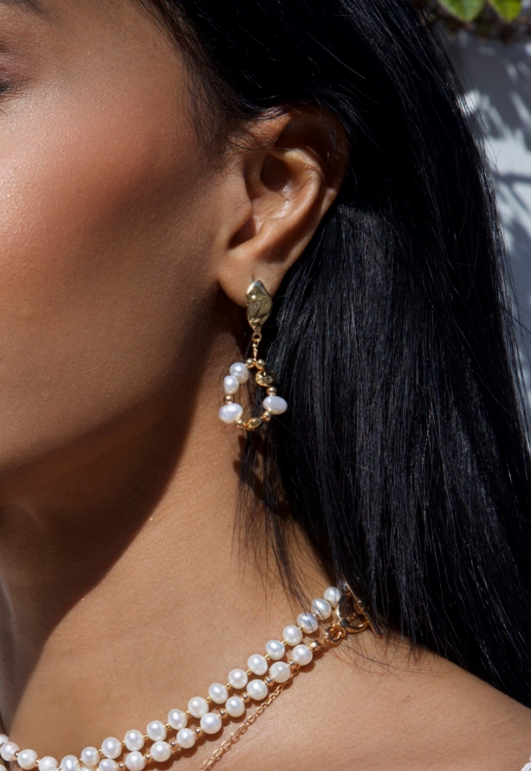 Pearl Earrings-Gembea Jewelry