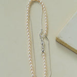 Pearl Splicing Chain Multilayer Long Necklace gembea jewelry