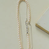 Pearl Splicing Chain Multilayer Long Necklace gembea jewelry