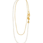 Pearl Splicing Chain Multilayer Long Necklace