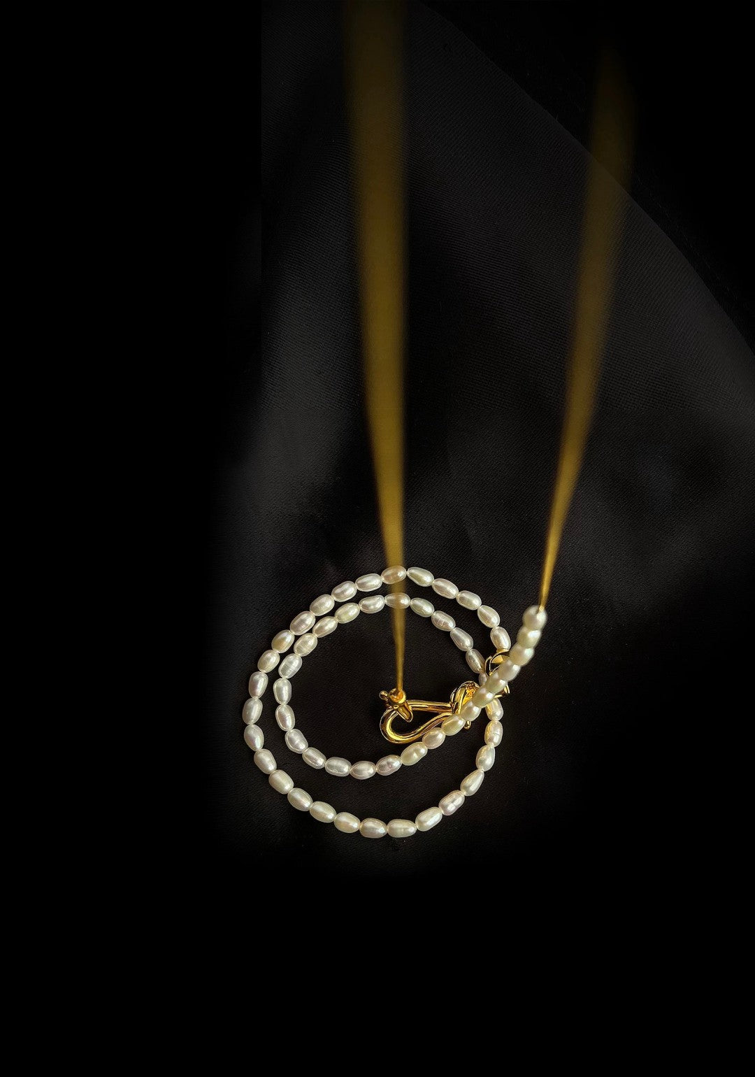 Pearl Splicing Chain Multilayer Long Necklace gembea jewelry