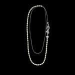 Pearl Splicing Chain Multilayer Long Necklace gembea jewelry