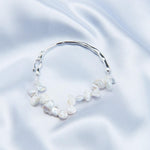 Petal Baroque Sterling Silver Bangles Bracelet - Gembea Jewelry