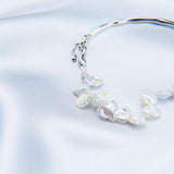 Petal Baroque Sterling Silver Bangles Bracelet - Gembea Jewelry