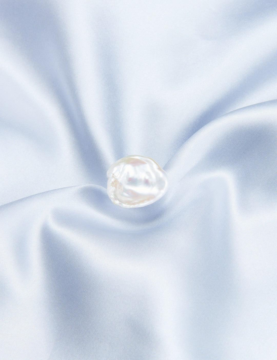 Petal Baroque Pearl Stud Earrings - Gembea Jewelry