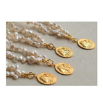 Petal Goddess Natural Baroque Pearl Necklace - Gembea Jewelry