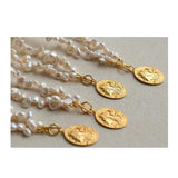 Petal Goddess Natural Baroque Pearl Necklace - Gembea Jewelry