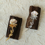 Rose Flower Baroque Pearl Brooch gembea jewelry