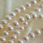 Round Freshwater Pearl Strand Choker Necklace gembea jewelry