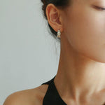 S925 Silver Little Daisy Earrings - Gembea Jewelry