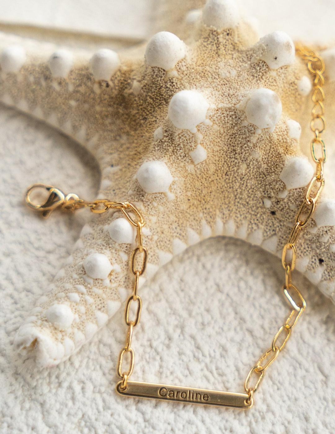 18K Gold S925 Sterling Silver Custom Name Bracelets - Gembea Jewelry
