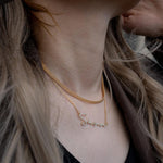 18K Gold S925 Sterling Silver Custom Name Necklaces - Gembea Jewelry