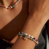 Sea's Embrace Series Colored Stone Bracelet - Gembea Jewelry