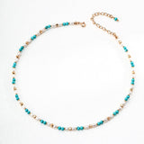 Sea's Embrace Series Turquoise Stone Necklace - Gembea Jewelry