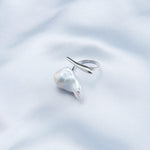 Sharp Knife Shape Large Baroque Open Pearl Ring - Gembea Jewelry