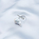 Sharp Knife Shape Large Baroque Open Pearl Ring - Gembea Jewelry