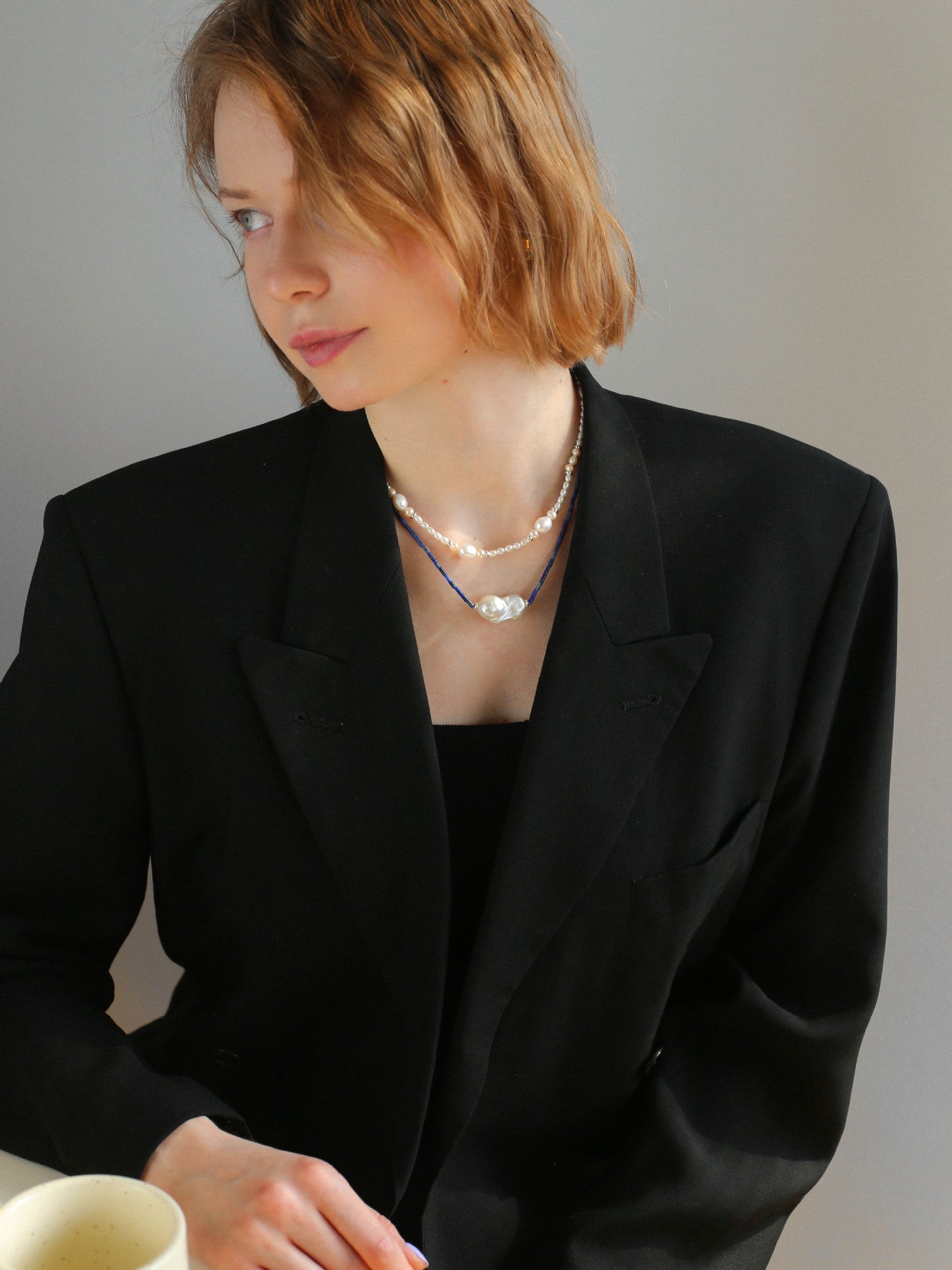Simple Baroque Freshwater Pearl Necklace GEMBEA JEWELRY