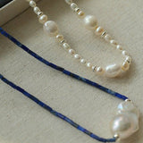 Simple Baroque Freshwater Pearl Necklace GEMBEA JEWELRY